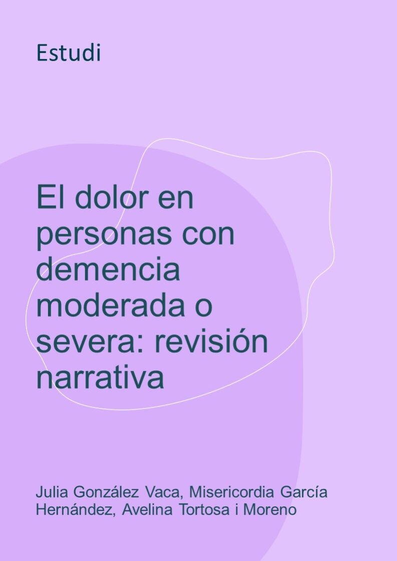 El dolor en personas con demencia moderada o severa: revisión narrativa