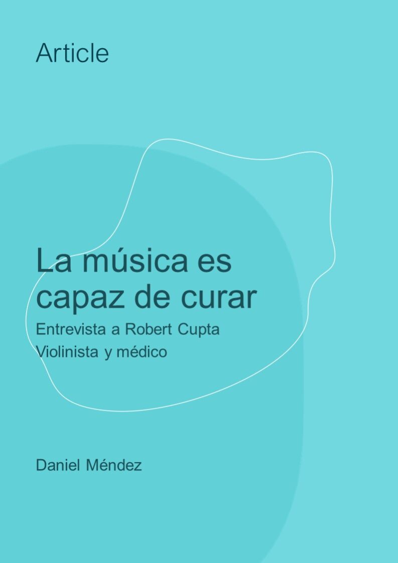 “La música es capaz de curar”