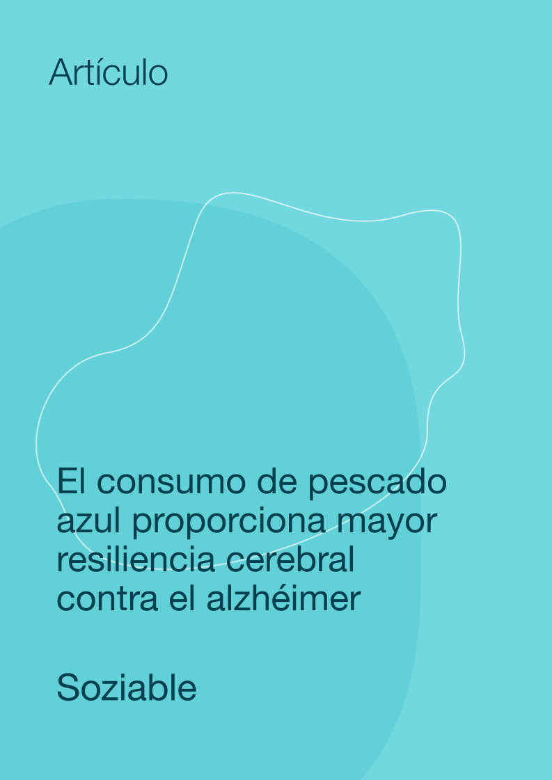El consumo de pescado azul proporciona mayor resiliencia cerebral contra el alzhéimer