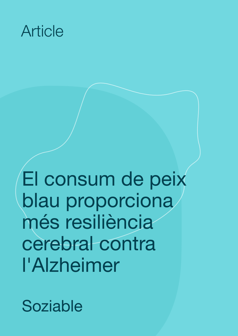 El consum de peix blau proporciona més resiliència cerebral contra l'Alzheimer