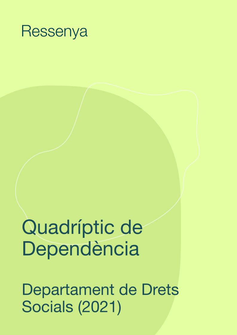 Ressenya_QuadrípticDependència Quadríptic de Dependència